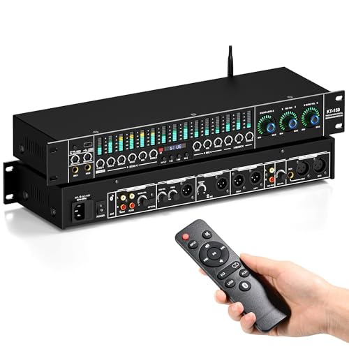 Digital Stereo Equalizer & Karaoke Mixer with Remote