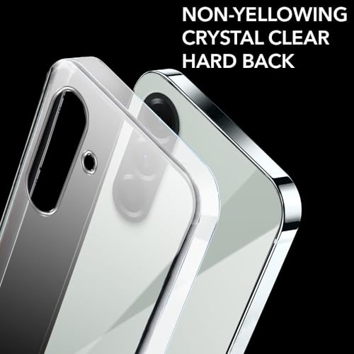 Image of DIZORO Compatible with Samsung Galaxy A56 5G Back Cover Case Clear,[ Anti Yellow ][Military Grade Protection] Hard PC Back Cover Transparent