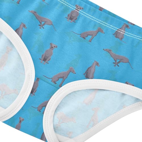 Girls' Underwear Italian Greyhound Cotton Stretch Comfort Toddler Panties4
