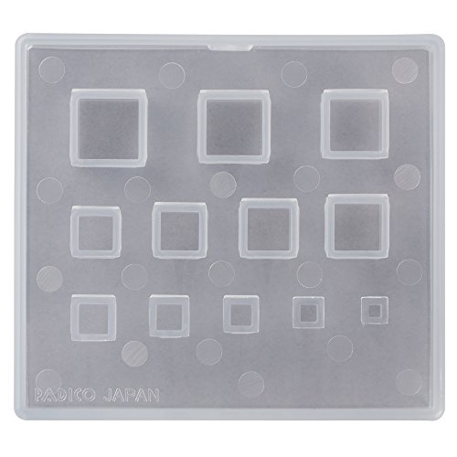 Moule souple cube pour résine Padico : créez vos propres inclusions de fleurs