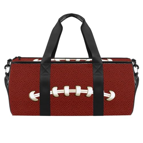 Sac de sport en forme de ballon de rugby, sac de sport, sac de sport, sac de voyage, sac fourre-tout pour homme et femme, multicolore, 17.7x9x9 inches