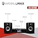 HANNLOMAX HX-1079BT CD Music System, CD Player, PLL FM Radio, Digital Alarm Clock, Bluetooth, Hi-Fi Sound Quality, LCD Display with Backlight, Remote Control Included. (Black)
