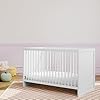 Storkcraft Calabasas 3-in-1 Convertible Crib – GREENGUARD Gold Certified, Fits Standard Crib Mattress, Converts to Toddler Bed, Modern Style, Easy 30-Minute Assembly (White) #1