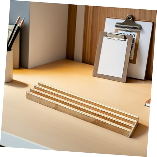 Organizador de fichas de dominó de madera Yardwe miniatura 5