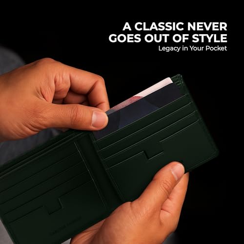 Image of Carlton London Luxe Fold Men's Leather Wallet