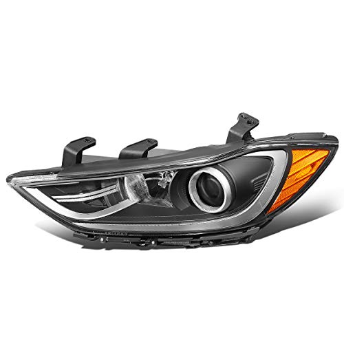 92101F3000 OE Style Driver/Left Side Projector Headlight Lamp Replacement for Elantra Sedan 17-18