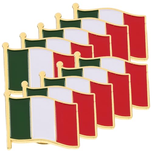 Broche de revers Italie en vernis au four pour costume élégant