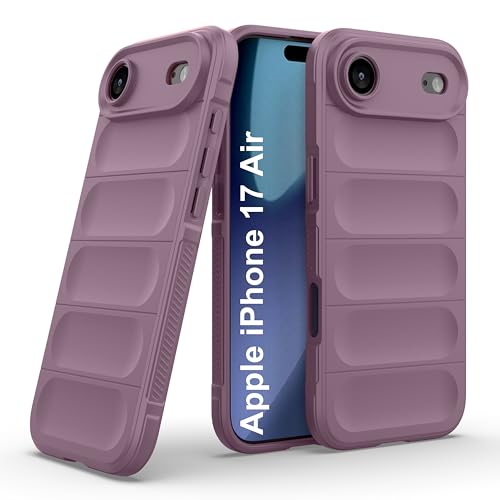 Image of amazon basics Back Case Cover for iPhone 17 Air | Compatible for iPhone 17 Air Back Cover | Liquid Silicon Magic Case with Camera Protection | Lavender