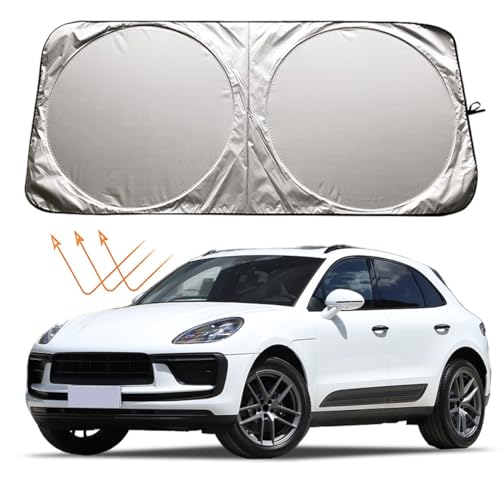 Amazon.co.jp: XHRING 車用フロントガラスサンシェード ポルシェ