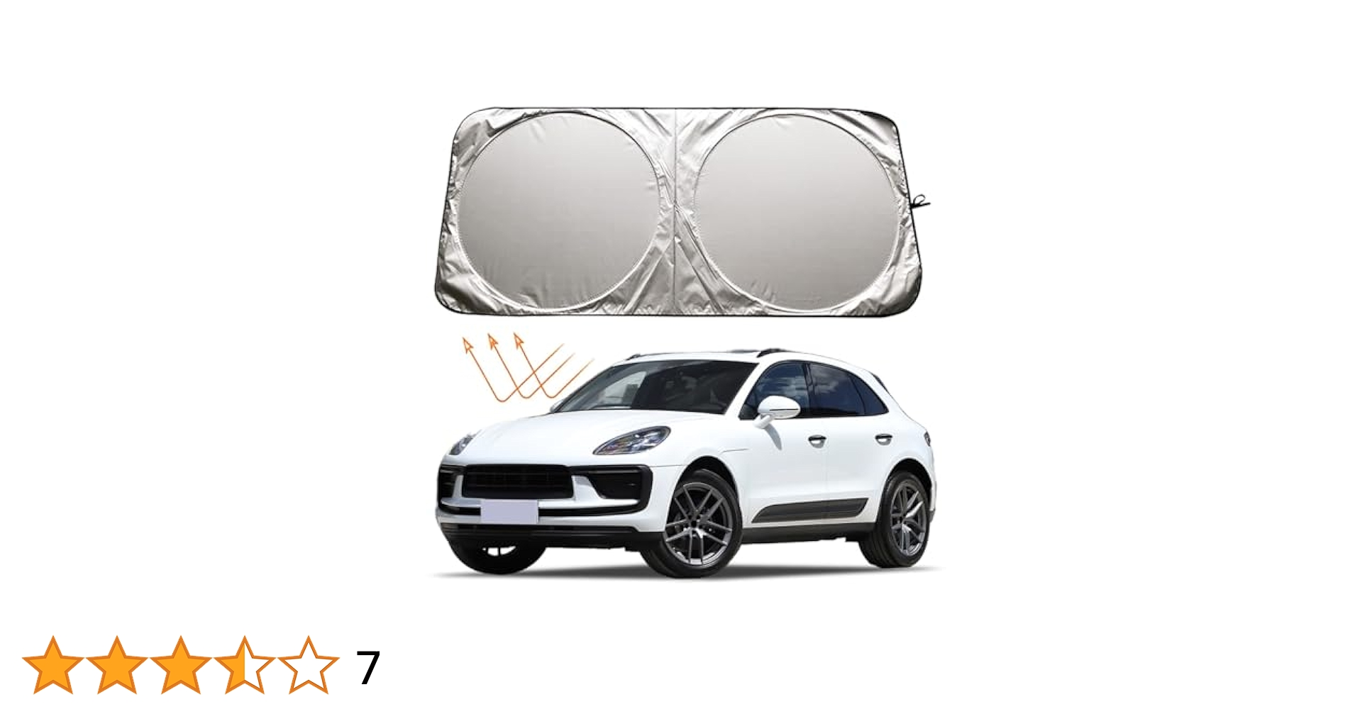 Amazon.co.jp: XHRING 車用フロントガラスサンシェード ポルシェ