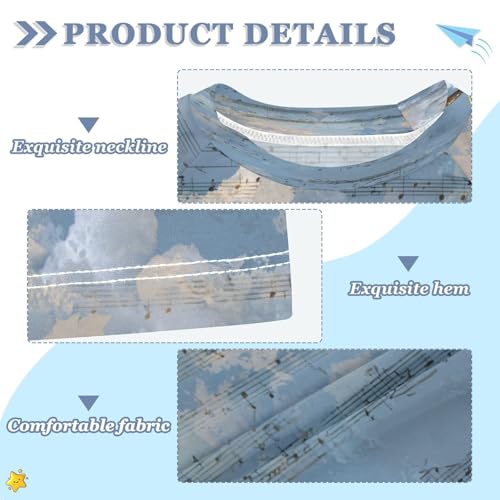 Boys Short Sleeve T-Shirts Butterfly Note Music Rashguard Kids Swim Shirts Sun UPF 50+3