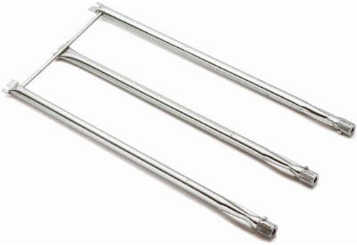 BBQ Grill 3-Pack Stainless Steel 29" Burner Set Plus 1 Crossover Burner Tube Compatible with Most Weber Grills BCP7506 OEM