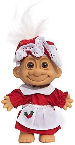 Russ Berrie..... Mrs Claus, with White Hair by Good Luck Troll