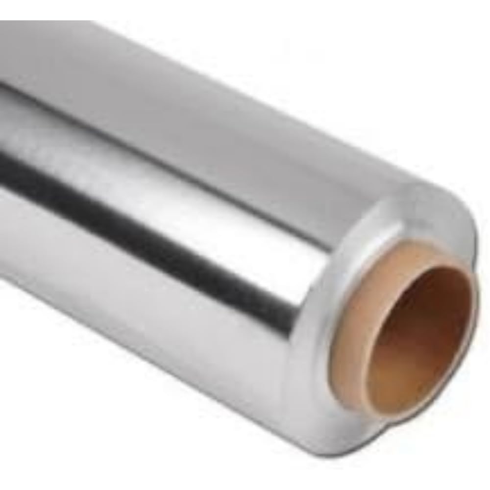 Thali Outlet Silver - Aluminium Kitchen Catering Foil 300Mm X 75M With Integrated Cutter (Alu-Wrap)