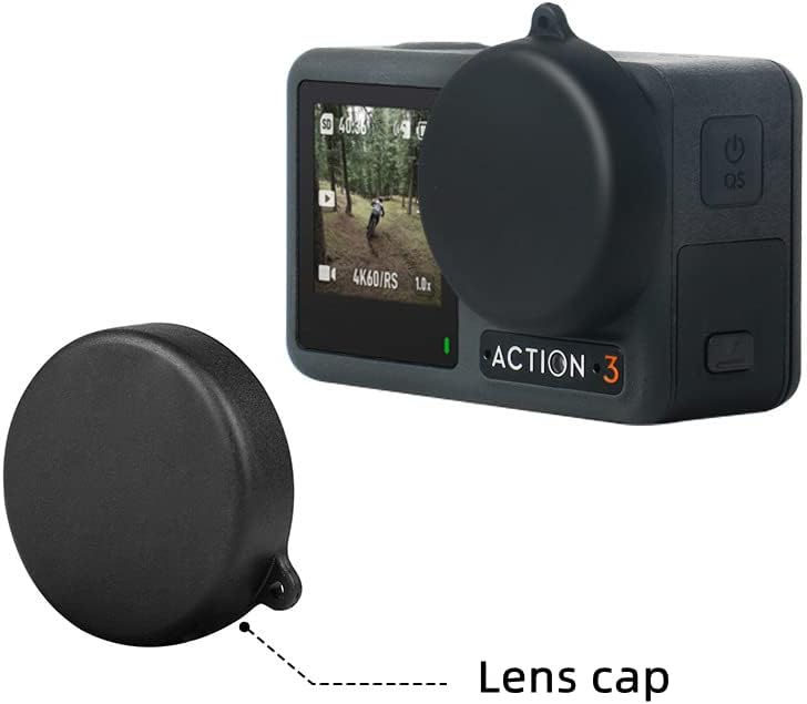Miniatura 5 de Cubierta protectora de lente para DJI Action 3 Sports Camera Lens Cap Lens Cover Cubierta protectora a prueba de polvo a prueba de arañazos