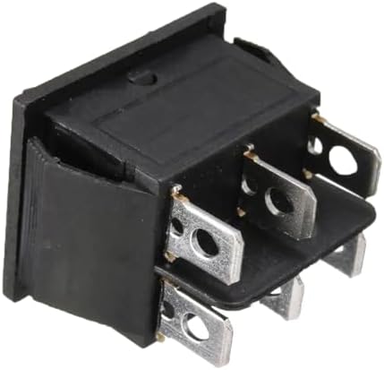 6 Pin Sunroof Locks Rocker Momentary Switch for Car Truck Car Accessories(1Pcs)
