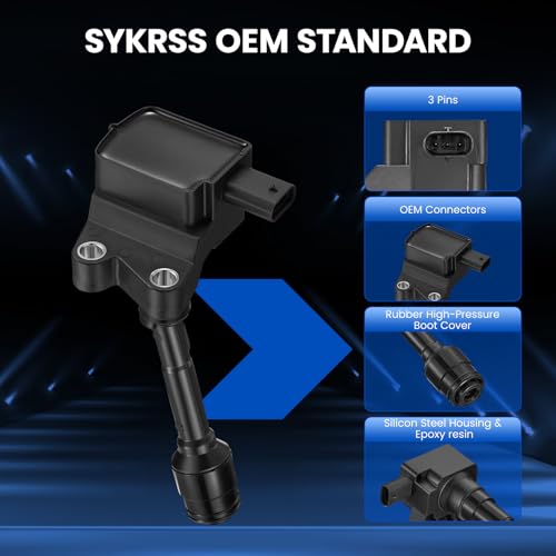 Image of 3 Ignition Coils Pack - Fix Misfires for Ford EcoSport /Focus /Fiesta (1.0L L3) - Repl. UF736 /CM5G12A366CB /DG556