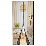 ❤ [Gran ajuste y uso amplio] Dimensiones: 100 x 220 cm. Apto para la puerta de hasta 95 x 218 cm. mosquitera magnética para puertas permite la entrada de aire fresco y luz solar y evita la entrada de insectos. Se puede aplicar como patio, patio, balcón, cocina, puertas de la casa, etc. Nota: Mida el marco de la puerta antes de comprar.