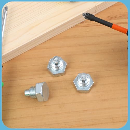 Image of 3Pcs Horizontal Floor Jack Parts Pressure Rod Fixed Screw for Hydraulic Top Handle, Stainless Steel Jack Rod Extension Screws Accessories for Car Floor Jacks