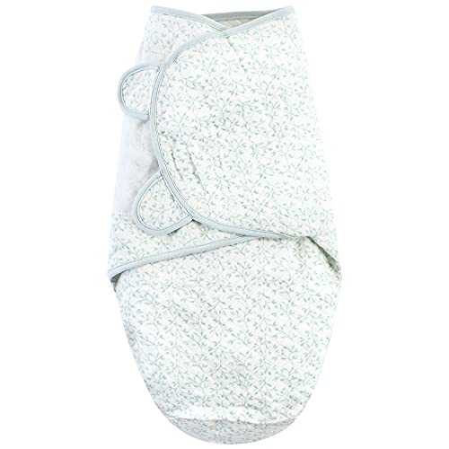 Image of Hudson Baby Unisex Baby Quilted Cotton Swaddle Wrap 3pk, Enchanted Forest, 0-3 Months