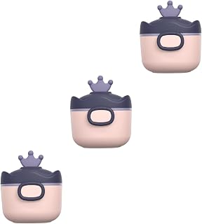 Totority 3Pcs Garrafas De Amamentação Recipiente De Lanche De Viagem Dispensador De Fórmula Garrafa De Mistura Recipiente De Armazenamento De Lanche De Bebê Dispensador De Leite Fórmula
