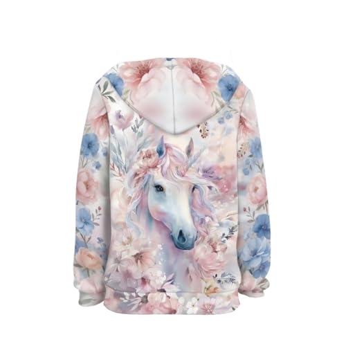 Image of GLUDEAR Teen Boys Girls Novelty Animal Galaxy Hoodies Sweatshirts Pullover