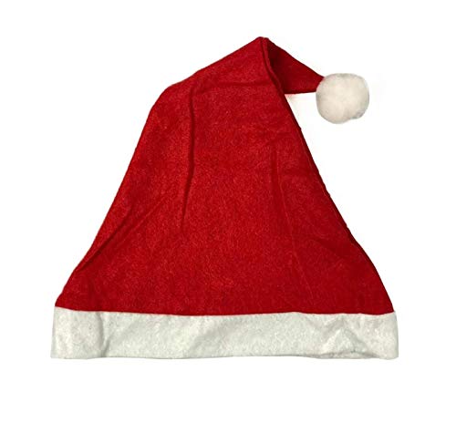 Kit 6 Gorros Papai Noel Enfeite Natalino Fantasia Natal