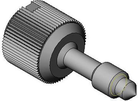 RAF Electronic Hardware RAF-1014 Slotted Knurled Head Captive Panel Screw 6-32 Thd., 3/4 Long