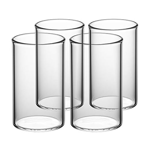 GAIWAN ICEGOLD330 x4: Set de 4 Vasos de Agua, Copa de Cóctel 33 Cl, 330 ml, 0.3