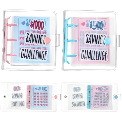Mini livre d'épargne avec enveloppes Little Bitty Bucks pour budget de 1000 dollars