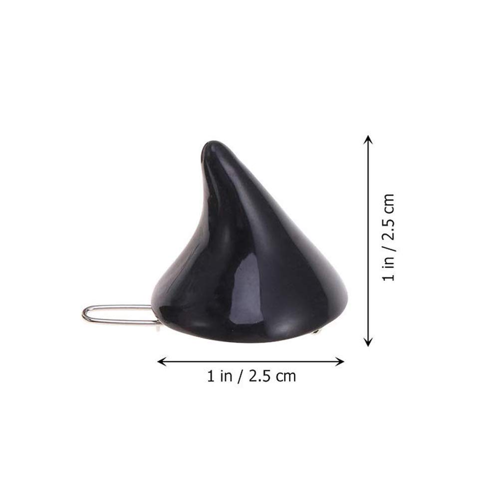 Lot de 10 pinces à cheveux en corne de diable - Accessoires de fête - Style gothique - Pour Halloween, cosplay, petite corne de bœuf - 5 couleurs Lot de 10 pinces à cheveux en corne de diable - Accessoires de fête - Style gothique - Pour Halloween, cosplay, petite corne de bœuf - 5 couleurs
