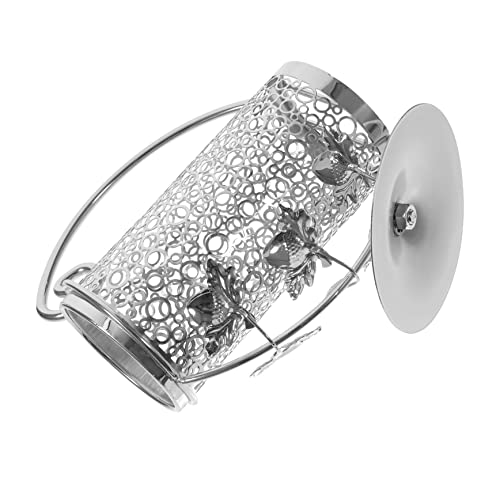 KICHOUSE 2 Peças De Rack De Vinho De Ferro Para Decorar Mesa De Ferro Prata