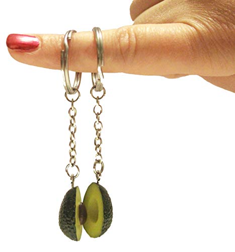 Cute Avocado Keychain For Couples & Friends | For Your Girlfriend, Boyfriend, Best Friend & Avocado Lover | Ideal Gift For Christmas, Birthdays, Valentine's Day Or Any Occasion #TOP5