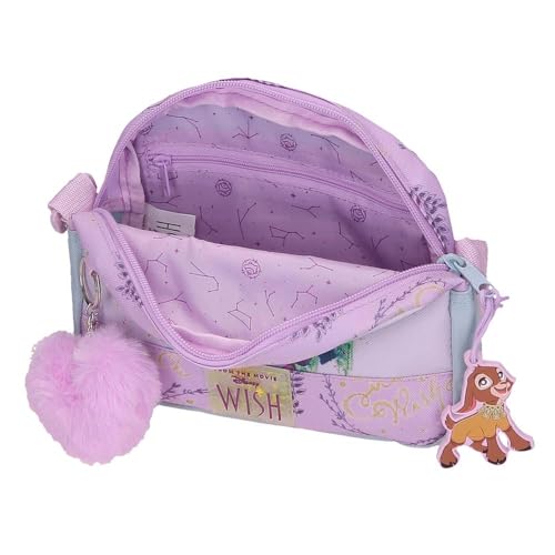 Joumma Disney Watch us Shine Messenger case Pink 20.5x16.5x6 cm Polyester, Pink, Shoulder Bag, Pink, shoulder bag4