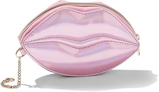 Bolsa de cosméticos holográfica en forma de l...