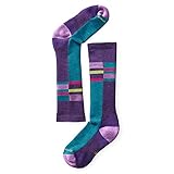 Smartwool Kids' Wintersport Stripe Socks (Mountain Purple) Large