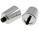 Lenkergewicht, Alu/silber, für div, Suzuki Originallenker, Paar, Motorrad