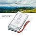 Dilwe 3.7V 380mAh 20C Drone Battery, RC Drone Lipo Battery with XH2.54 Plug 702035 RC Lipo for Accessory, Small, Dilwe1ns7e9ptzu