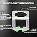 Tile Leveling spacers, Tile Leveler System Clips Tile Tools Set Tile Leveling System for Professional Ceramic Stone Installation,1/32
