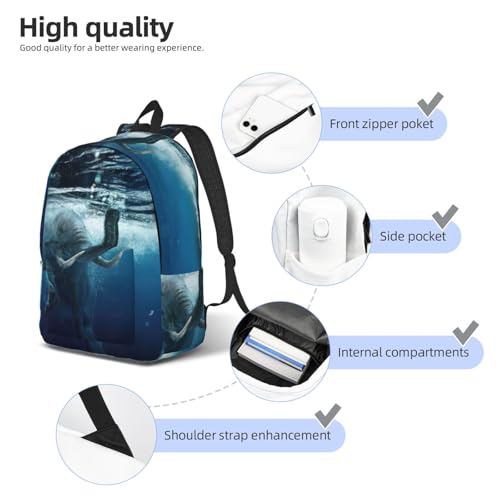 Mochila de mano de elefante africano con diseño funcional mujer 5