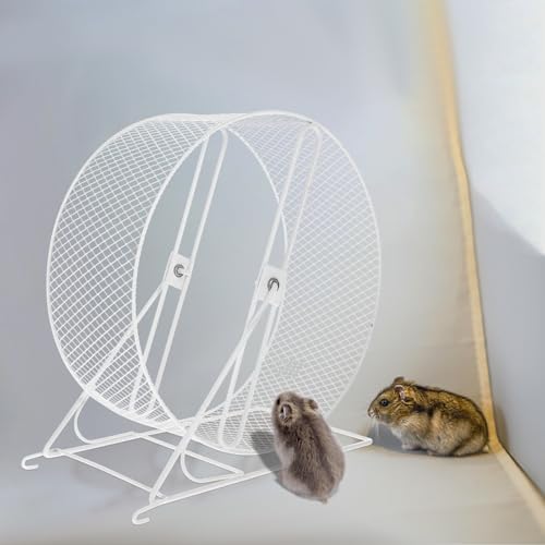 Roue de course pour hamster métallique accessoire activité cage chinchilla