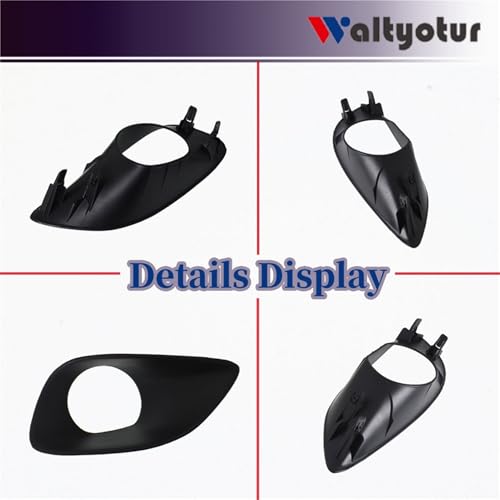 waltyotur Pair Clear Driving Fog Lights Replacement for Yaris 4Dr 2007 2008 2009 2010 2011 Driver Left and Passenger Right Side with Wiring Harness & Switch Kit Replacement for 8122-0D041 by waltyotur - Used condition - Image 7
