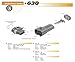 2 Pin Delphi Metri-Pack Waterproof Connector 10-12awg Terminals and Seals 46Amp (10-12 GA (1set))