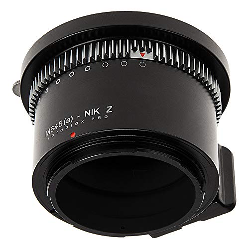 Fotodiox Pro Iris Lens Mount Adapter Compatible With Mamiya 645 Af/Af-D Lenses To Nikon Z-Mount Cameras #TOP2