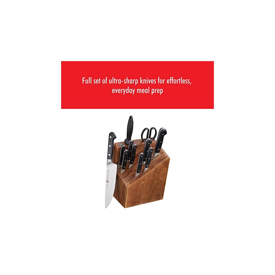 ZWILLING-JA-Henckels-Zwilling-Pro-12-Piece-Block-Knife-Set-Black ZWILLING J.A. Henckels Zwilling Pro 12 Piece Block Knife Set, Black