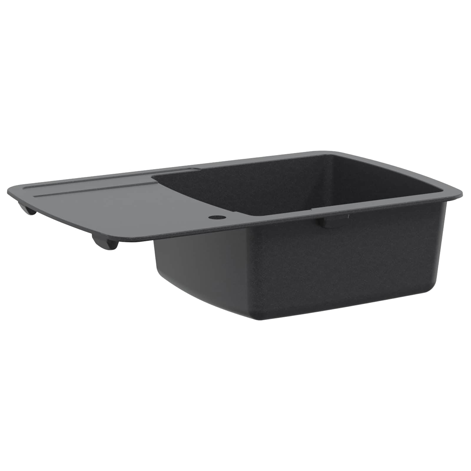 vidaXL Évier de cuisine en granit Graphite 78 x 50 x 31 cm