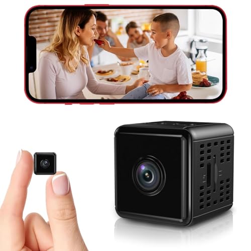 Catálogo de Camaras de Seguridad Con Microfono de esta semana. 45 JFHBSS Mini Camara Espia WiFi Oculta, Cámara de Seguridad 1080P HD, con Micrófono, Soporte Magnético, Detección de Movimiento, Visión Nocturna Visión Remota, para iOS,...