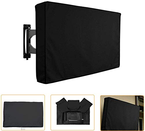 ELR Outdoor TV Cover 30 to 32 inches Screen Cover Resistant Water Protector Dust-Proof Cover for Outdoor Garden Pool TV Television Screens (30-32’’) - 2