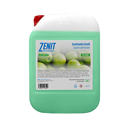 10 litros Suavizante perfumado Manzana | Suavizante textil líquido | Limpieza profesional | Tintorería y lavandería Cover