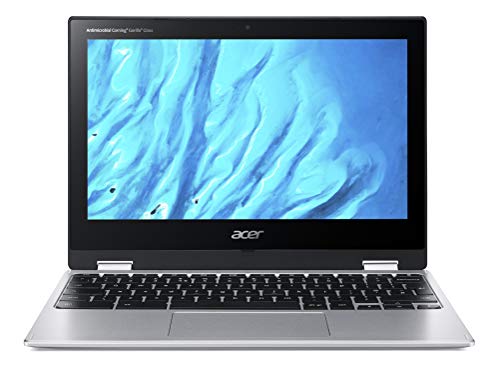 Image of Acer Convertible Chromebook Spin 311, 11.6 inch HD IPS Touch, MediaTek MT8183 Processor, 4GB RAM, 32GB eMMC, Chrome OS, Silver, CP311-3H-K4S1